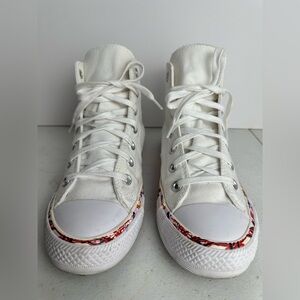 Converse Chuck Taylor All Star High-Top Sneakers w/Patterned Sole Size 9 Women’s